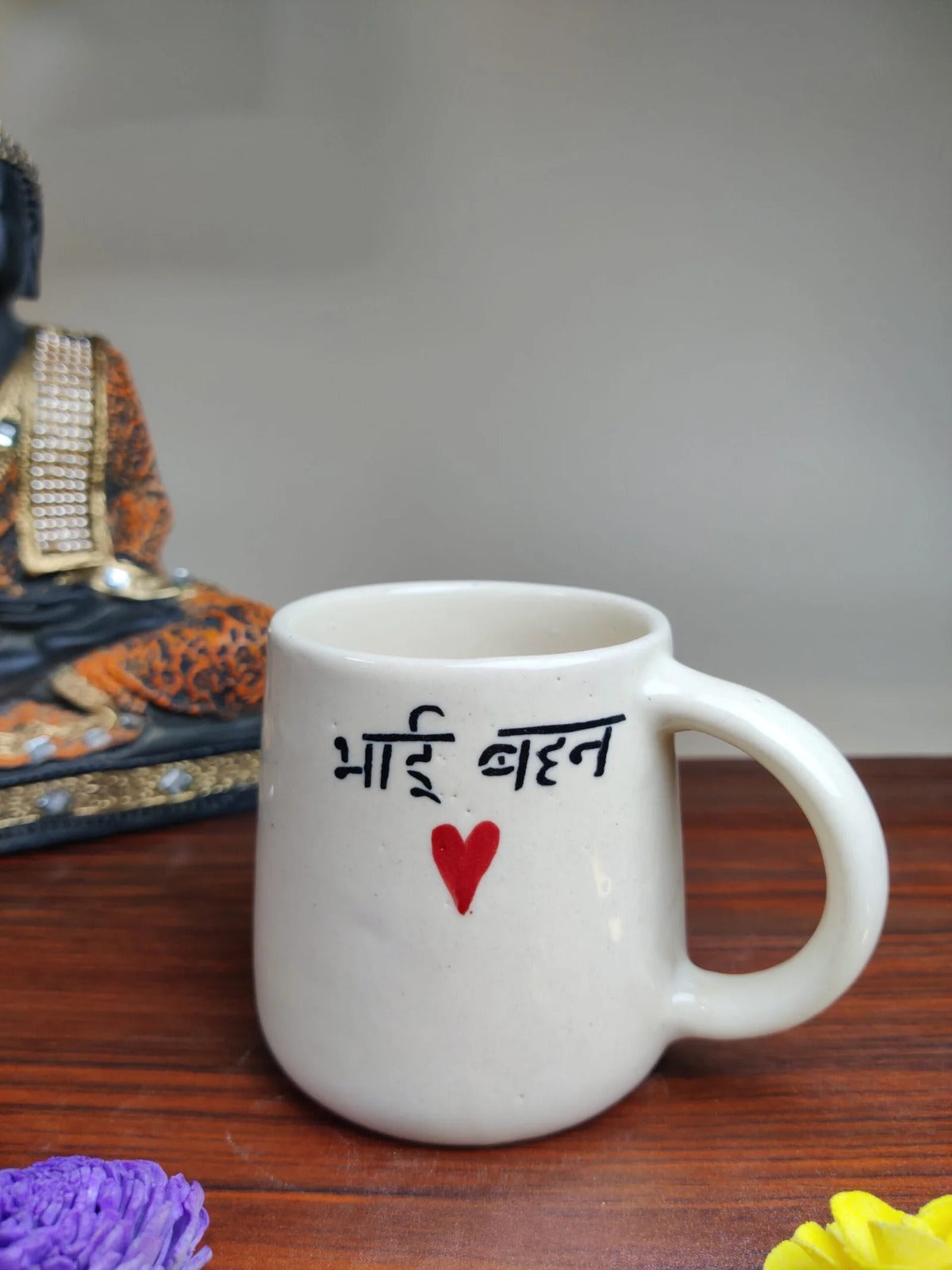 Bhai Behan Ceramic Coffee Mug | Premium Tea & Coffee Mug | Sibling Gift | 300ml - https://artecasa.in/