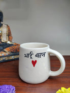 Bhai Behan Ceramic Coffee Mug | Premium Tea & Coffee Mug | Sibling Gift | 300ml - https://artecasa.in/