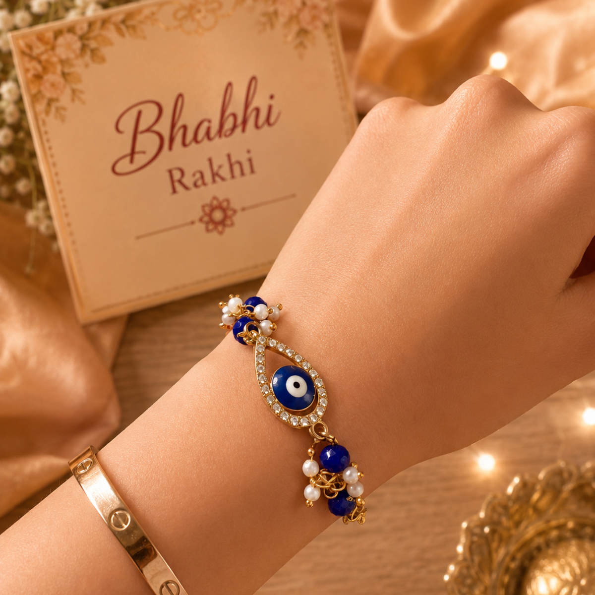 Perfect Jodi Rakhi Gift Hamper | Premium Bhai Bhabhi Rakhi Gift Set with Ceramic Tumbler - https://artecasa.in/
