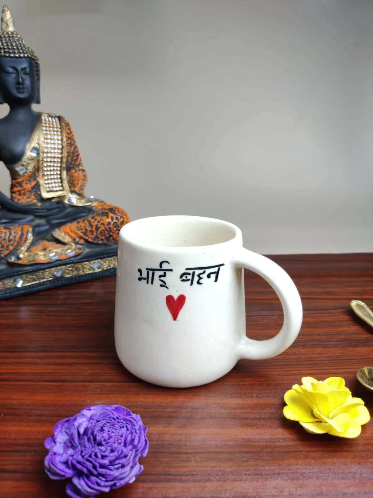 Bhai Behan Ceramic Coffee Mug | Premium Tea & Coffee Mug | Sibling Gift | 300ml - https://artecasa.in/