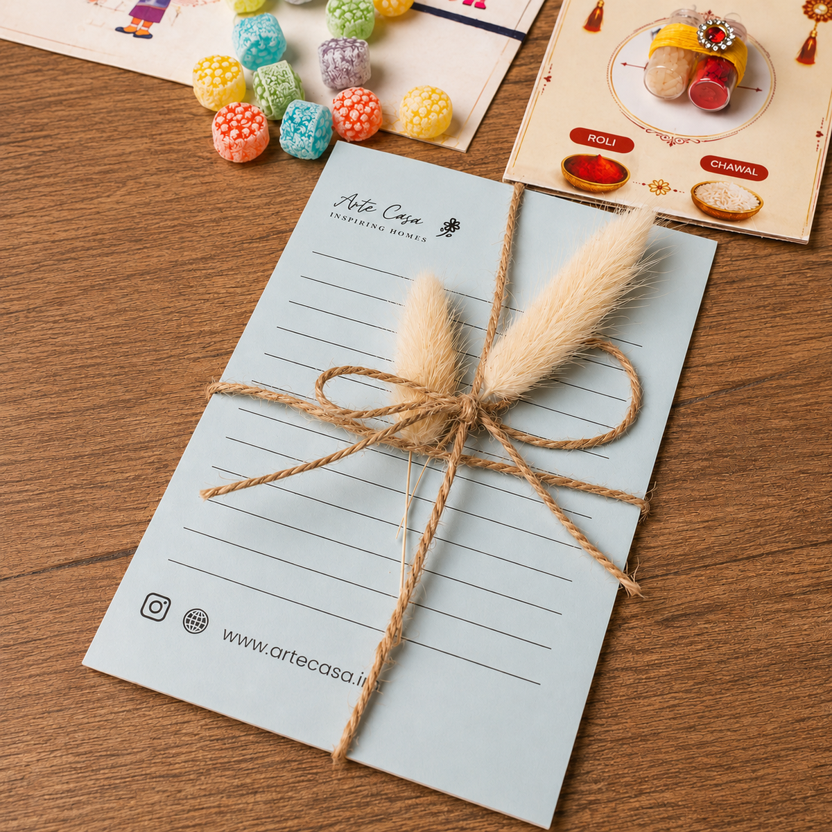 Artecasa Krishna Lover Bhai Rakhi Hamper - https://artecasa.in/