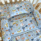 Nature - Crib Bedding Set - Blue - Oranges and Lemons