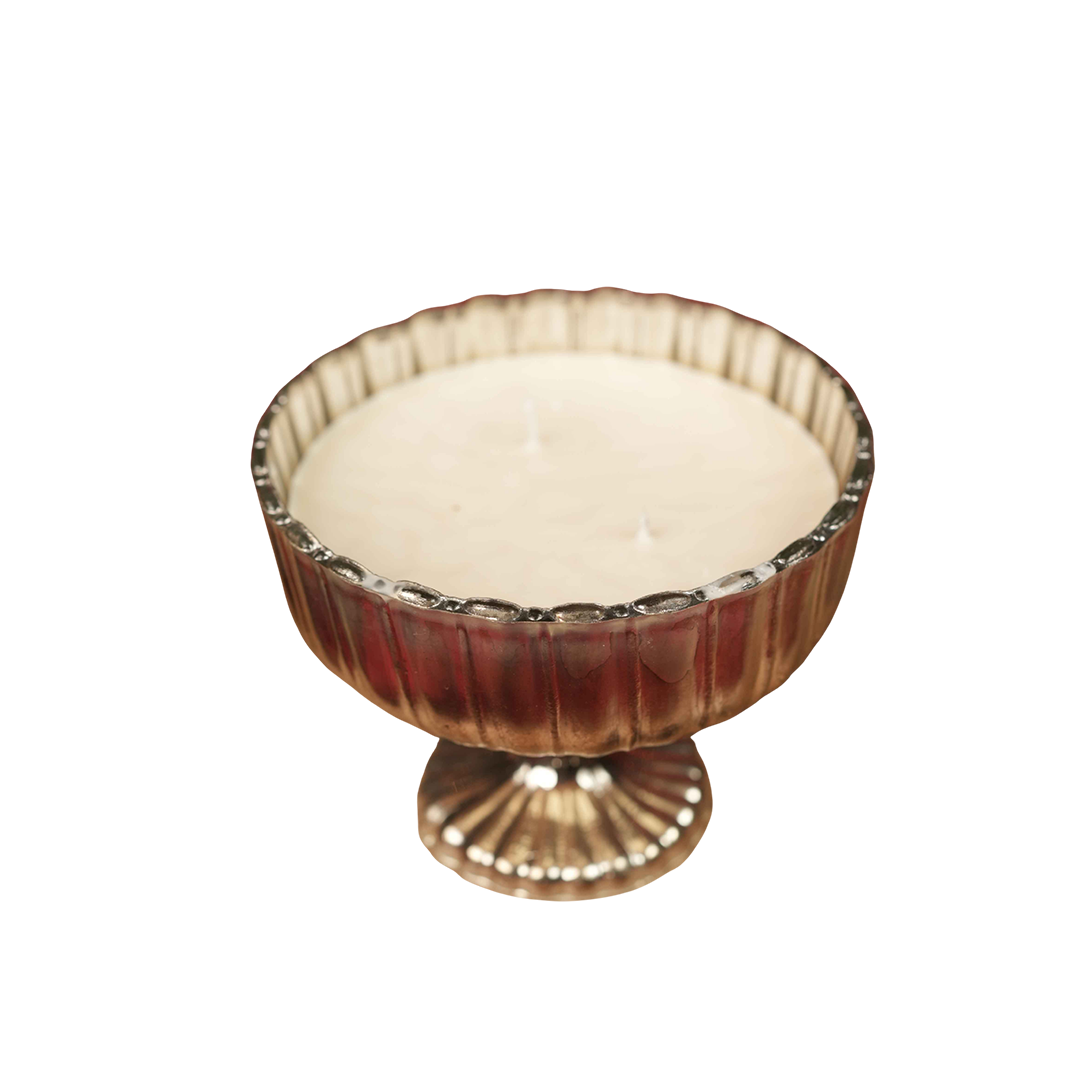 Silver Aura Candle | Elegant Tea Light House Décor - https://artecasa.in/