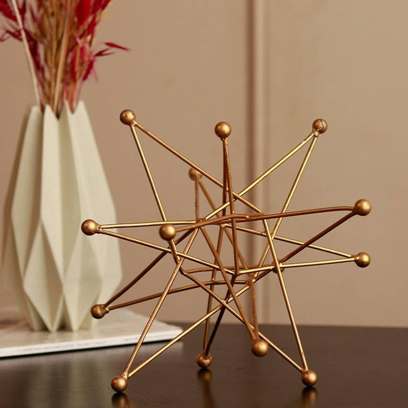 Elegance Geometrical Star Decor Object for Centre Table Styling