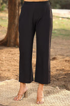 Close Up of Black and Grey Stripe Pattern on Pure Cotton Co-ord Set