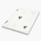 Little Hearts - Organic Cot Sheet - Oranges and Lemons