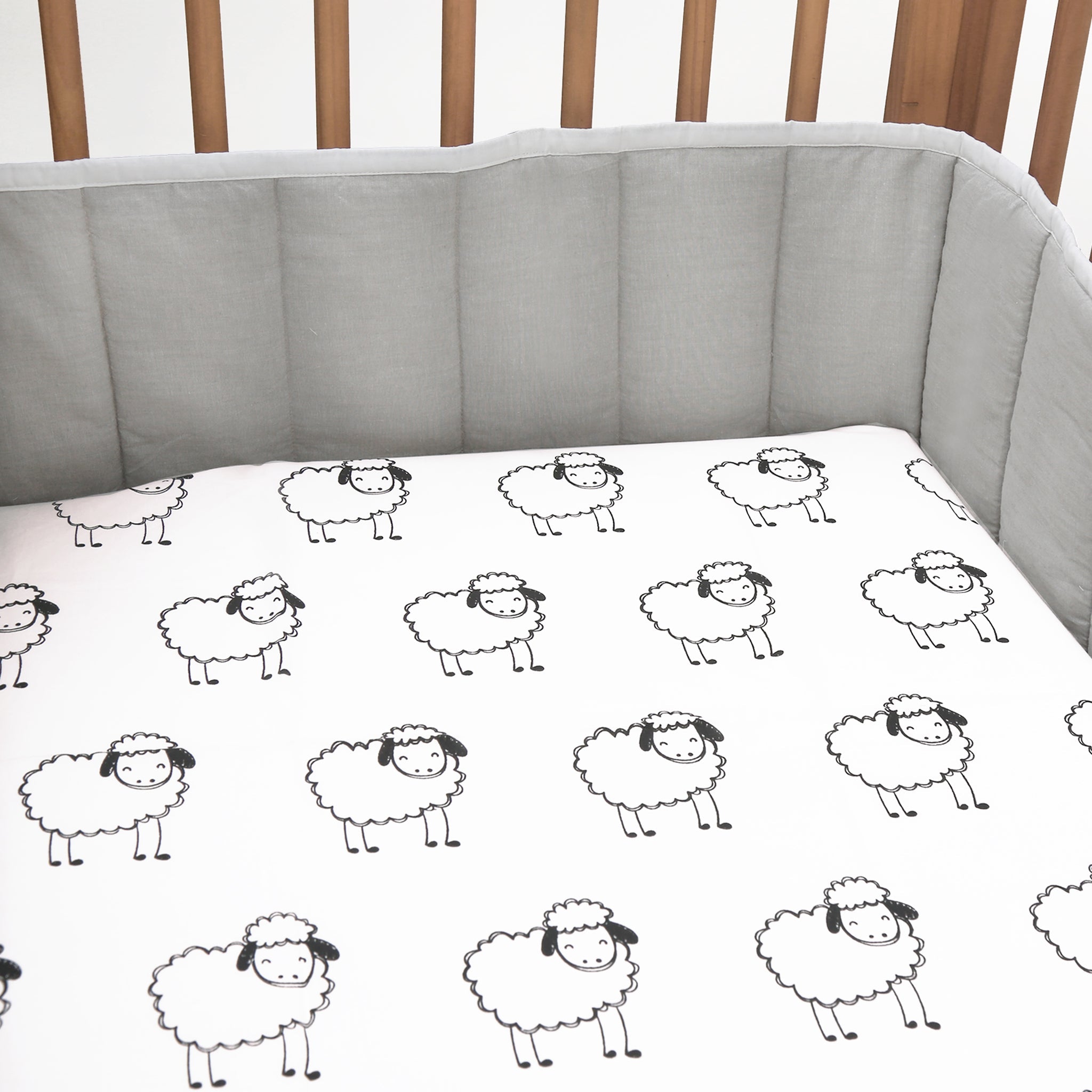  Organic Cot Sheet - Oranges and Lemons