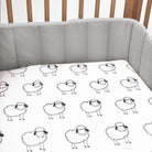 Fitted Cot Sheet - Oranges and Lemons