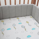 Fly Away High - Organic Cot Sheet - Oranges and Lemons