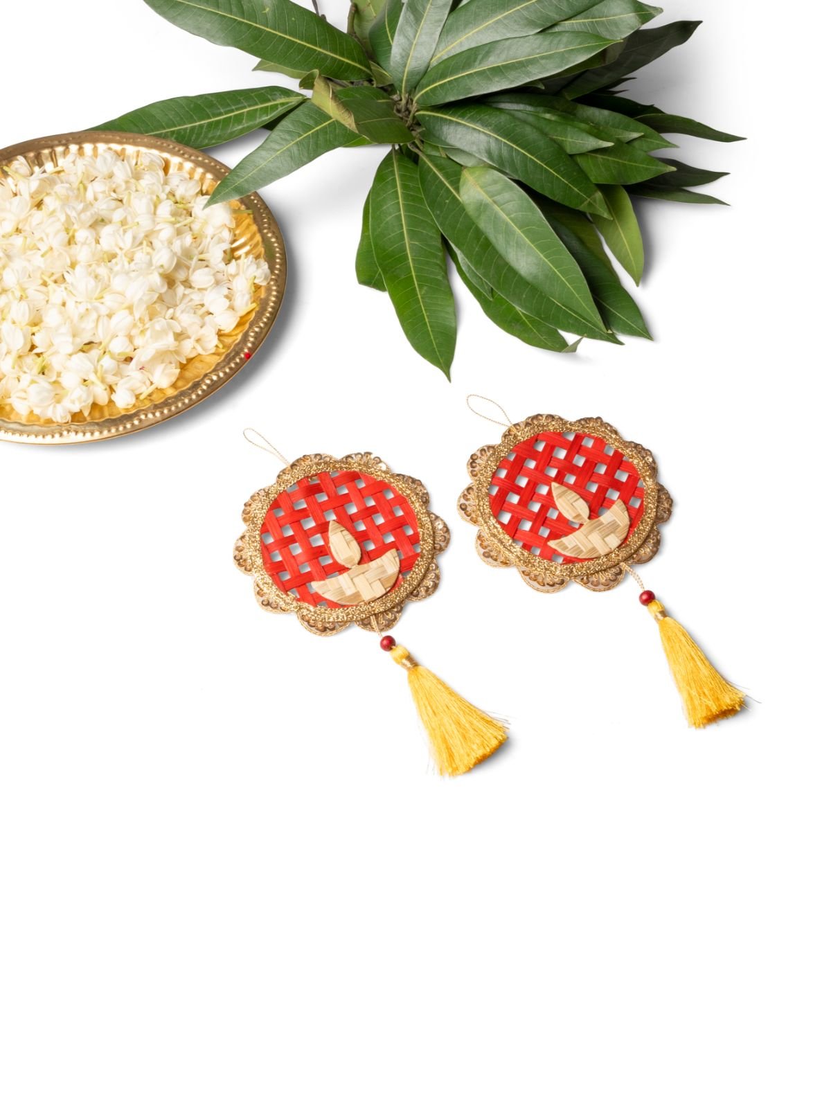 Deepak Handcrafted Bamboo Hanging - Set of 2 - Greenkraft