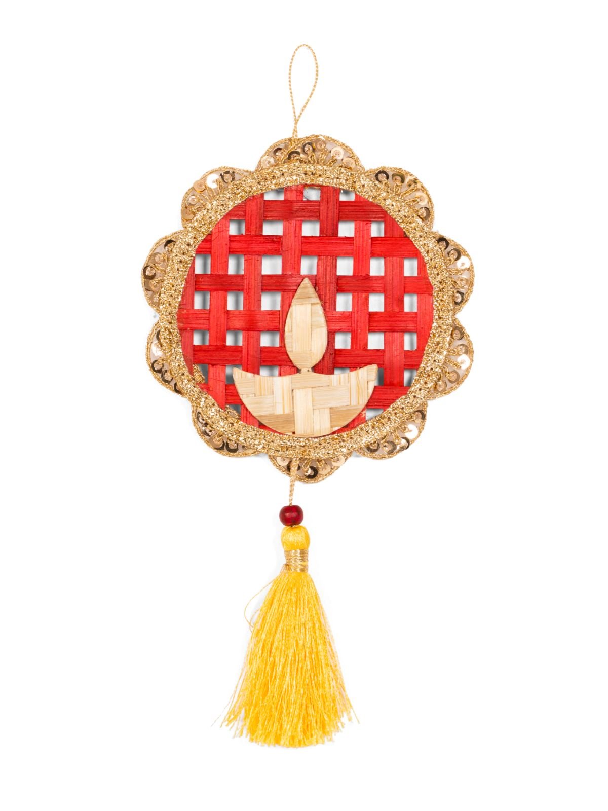 Deepak Handcrafted Bamboo Hanging - Set of 2 - Greenkraft