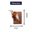 everlasting flowers greeting card set with dried flowers
