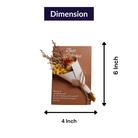 Everlasting Flowers Greeting Card Set of 5 | Dried Flower Greeting Cards - https://artecasa.in/