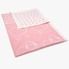 Baa...Baa...Pink Sheep - Organic Dohar (Day Blanket) - Oranges and Lemons