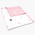 Little Hearts - Organic Dohar (Day Blanket) - Oranges and Lemons