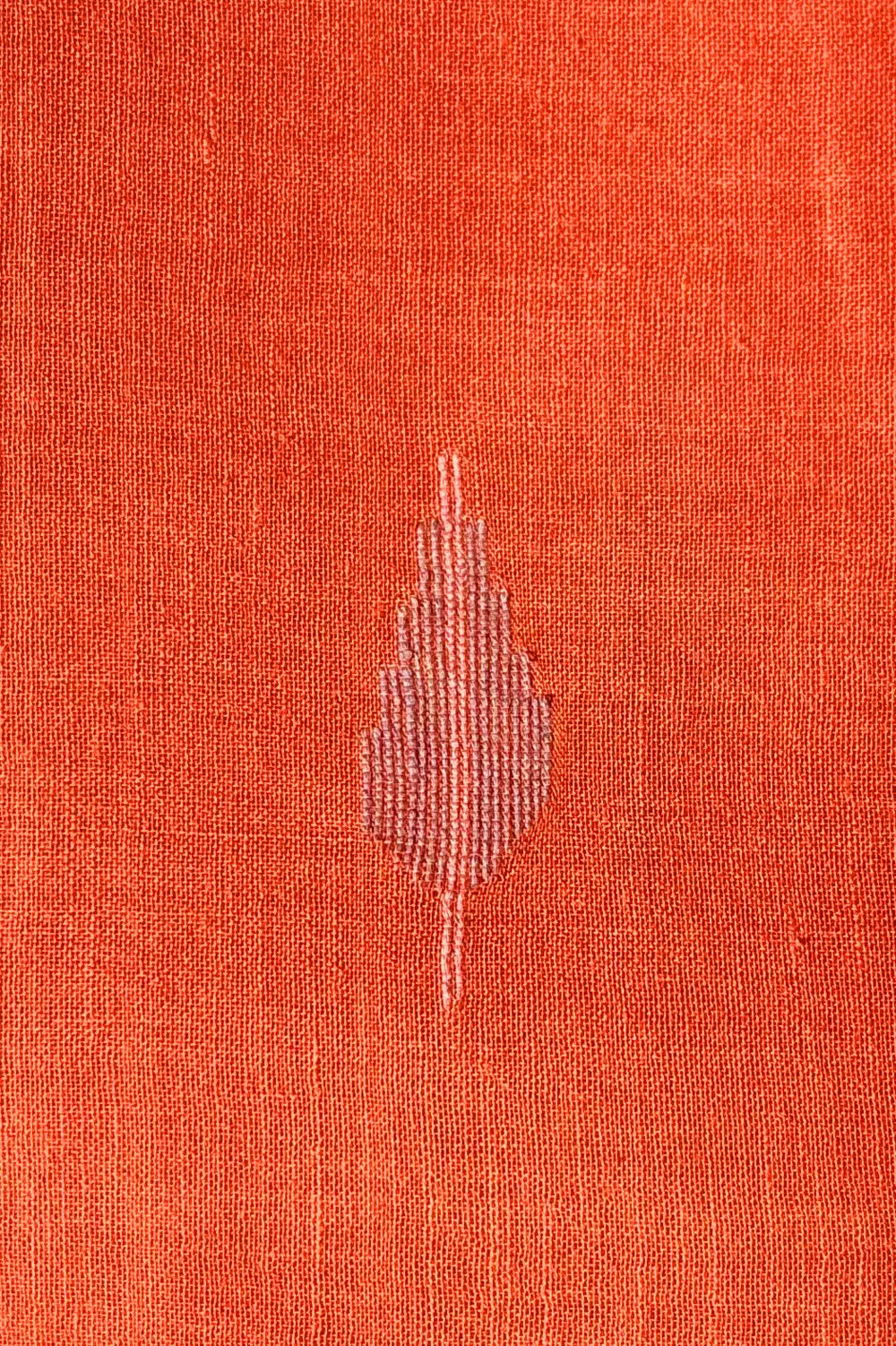 Elegant Muted Orange Saptparni Handloom Jamdani Dupatta for Festive Wear