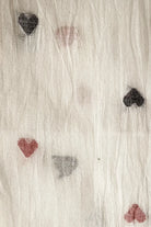 Elegant White Heart Shape Handloom Jamdani Dupatta for Festive Wear