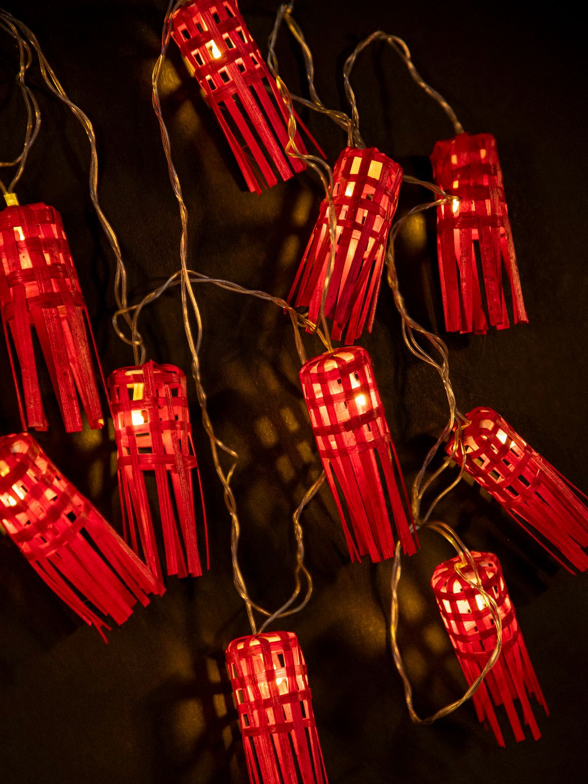Frill Handcrafted bamboo String Light - Greenkraft