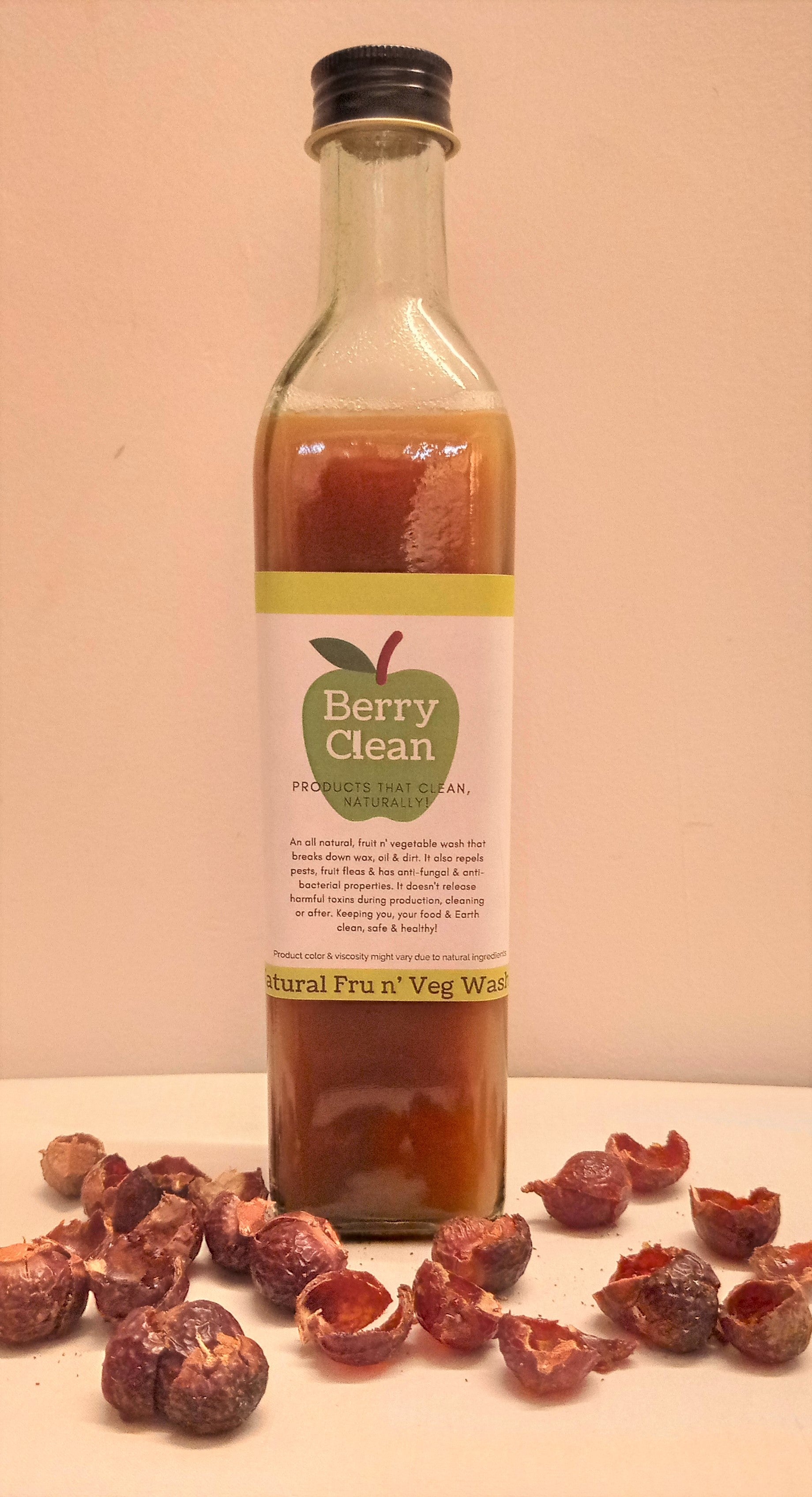 An all natural, fruit n’ vegetable wash that breaks down wax, oil & dirt. It repels pest, fruit fleas, has anti-fungal & anti-bacterial properties. It does not release harmful toxins during production, cleaning or after. Keeping you, your food & Earth clean, safe & healthy!