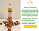 An all natural, glass cleaner that cleans & shines. it does not leave spots, stains and forms a layer on the surface to prevent it from scratches. It does not release harmful toxins during production, cleaning or after. Keeping you, & Earth clean, safe & healthy!