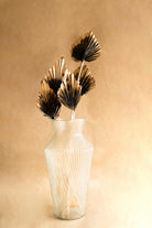 Close-up of Golden Black Palm Spears Dried Decor