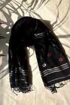 Handloom Black Ring Jamdani Dupatta