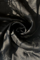 Handwoven Black Sheer Organza Silk Banarasi Dupatta for Festive Wear