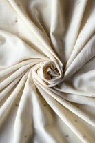 Handwoven Ivory Zari Jamdani Dupatta with Traditional Motifs