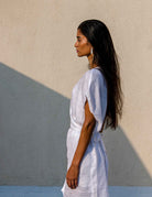Daydream White Tencel Dress