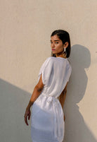 Daydream White Tencel Dress