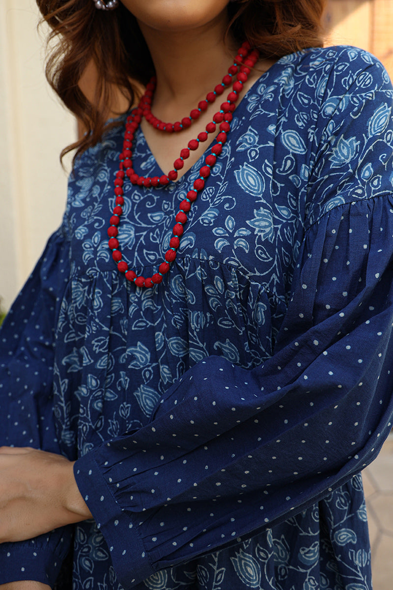 Jiya Indigo Dress - Dhãran