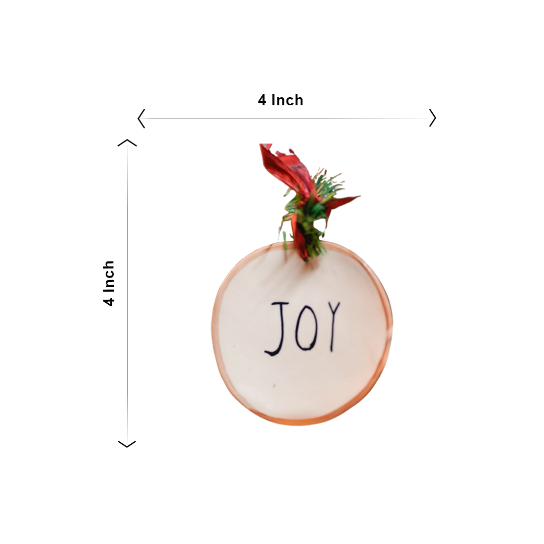 Joy festive ornament - https://artecasa.in/