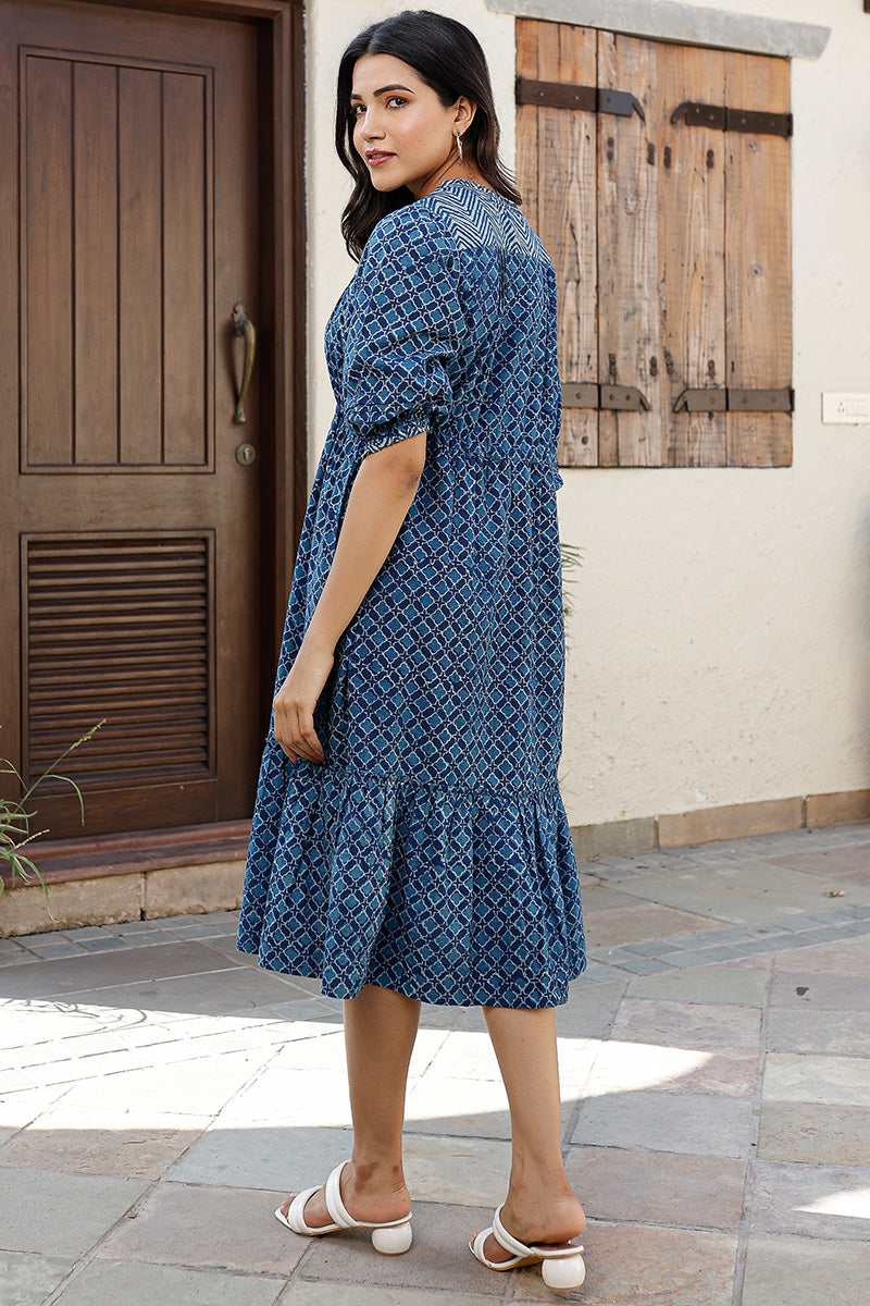 June Indigo Dress - Dhãran
