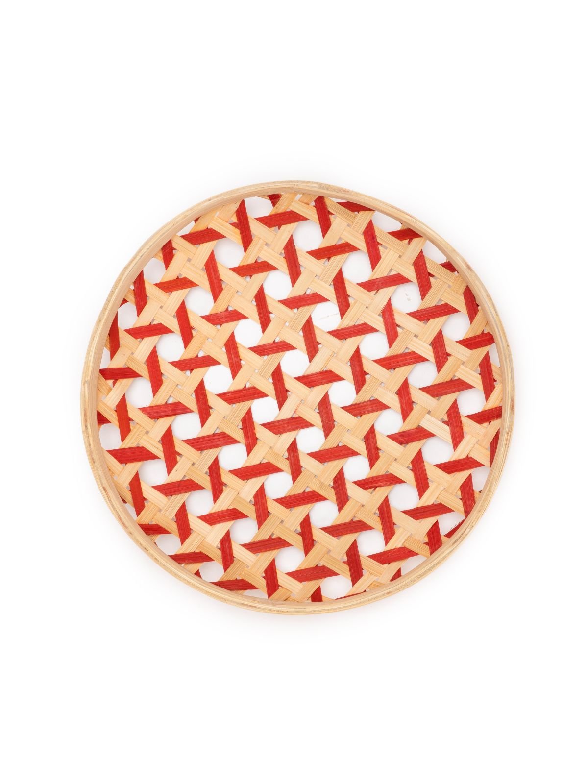 Kivo Handcrafted Bamboo Wall Plate - Greenkraft