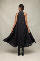 Lightweight Breathable Black Noorrekha Jamdani Dress for Everyday Wear