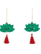 Lotus Handcrafted Bamboo Hanging - Set of 4 - Greenkraft