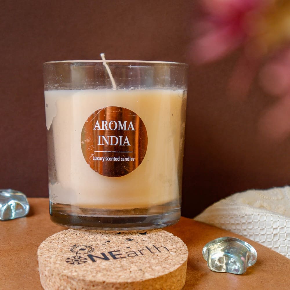 Luxury Scented Candle with Cork Lid - Soy Wax (1 wick) - 