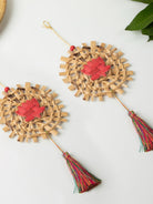 Mandala Lotus Handcrafted Banana Hanging - Set of 2 - Greenkraft