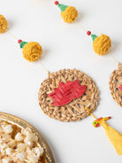 Marigold Lotus Handcrafted Banana Hanging - Set of 2 - Greenkraft