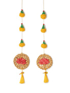 Marigold Lotus Handcrafted Banana Hanging - Set of 2 - Greenkraft