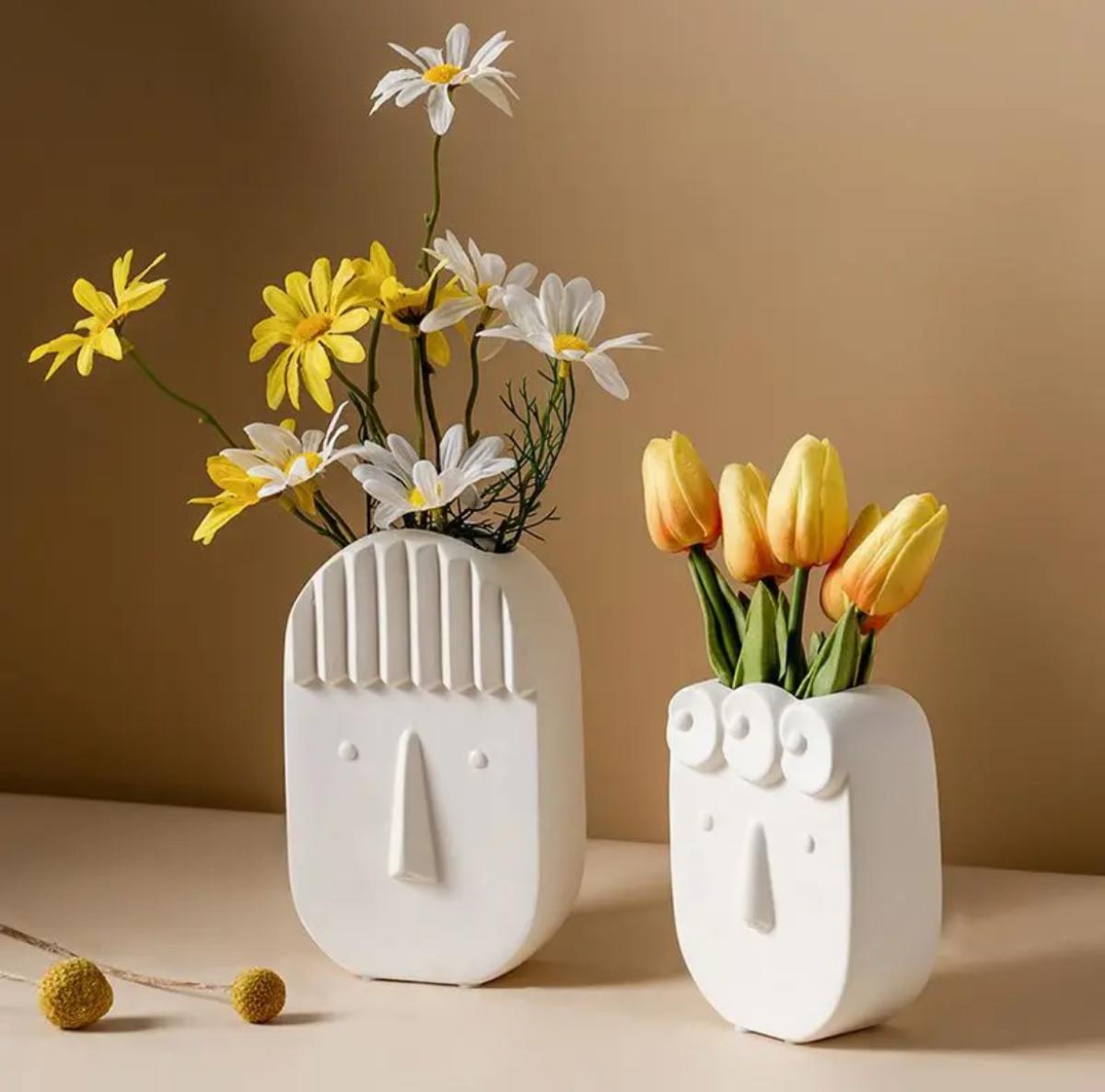 Aesthetic Medium Modern Vase for Interior Home Decor