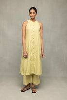 Mint Green A-Line Jamdani Co-ord Set