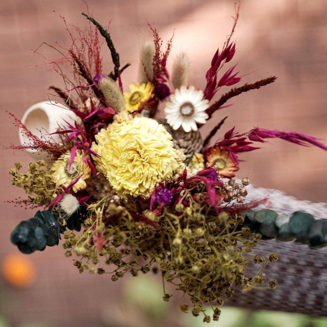 Mixed dried flower bunch for aesthetic vase decor and home styling by ArteCasa