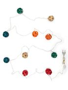 Multicoloured Star Full Moon Handcrafted bamboo String Light - Greenkraft