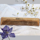 Organic Neem Wood Combs - Pack of 1 - Large Detangle(wide 