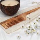 Organic Neem Wood Combs - Pack of 1 - Styling Tail comb - 