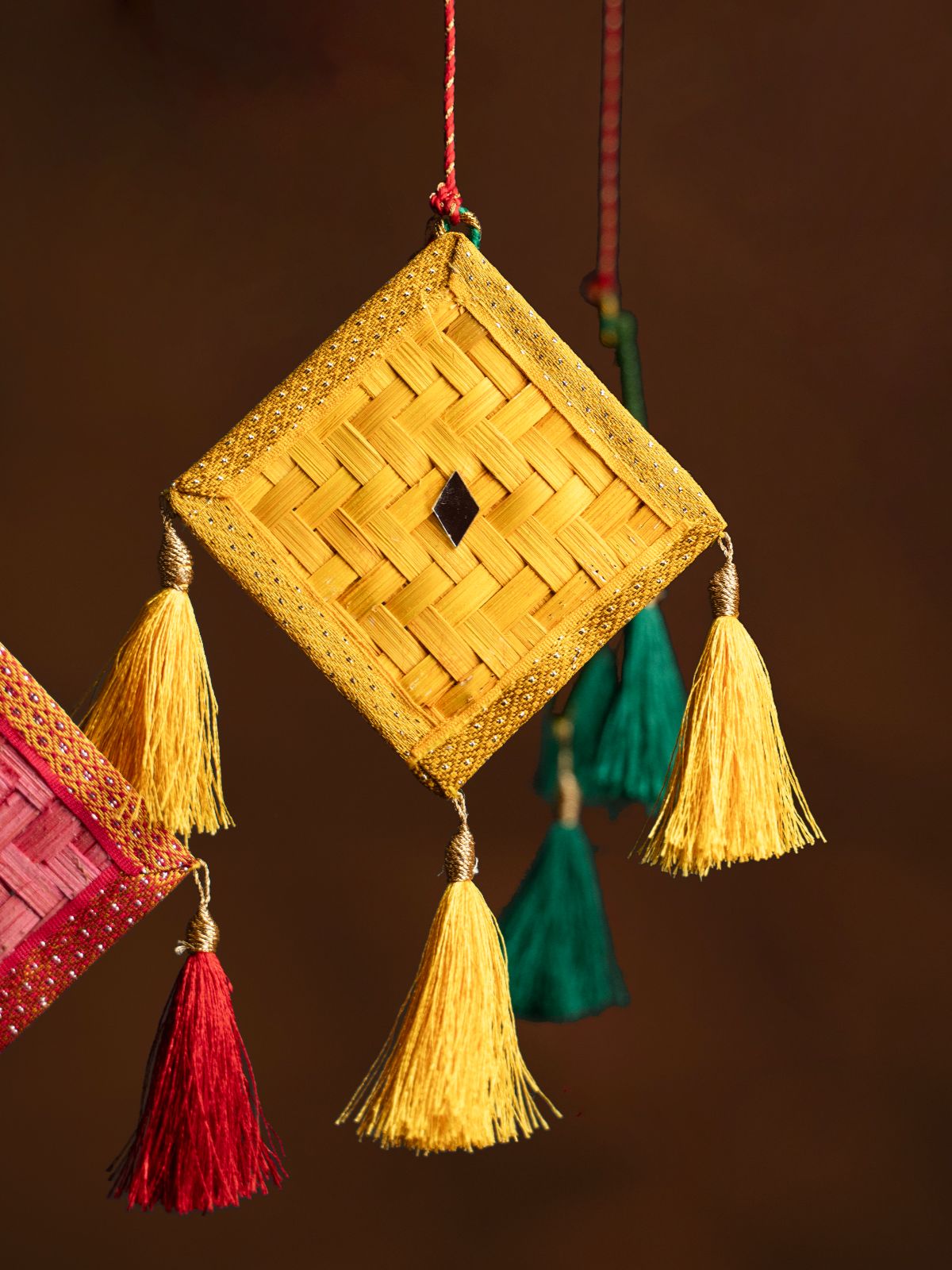 Patang Handcrafted Bamboo Hanging - set of 3 - Greenkraft