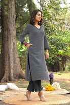 Premium Black Pure Cotton Kurta Set for Office Wear