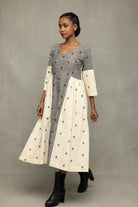 Premium Greyscape South Cotton Dress for Office and Casual Wear