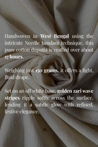 Premium Ivory Zari Jamdani Dupatta for Wedding and Festive Wear